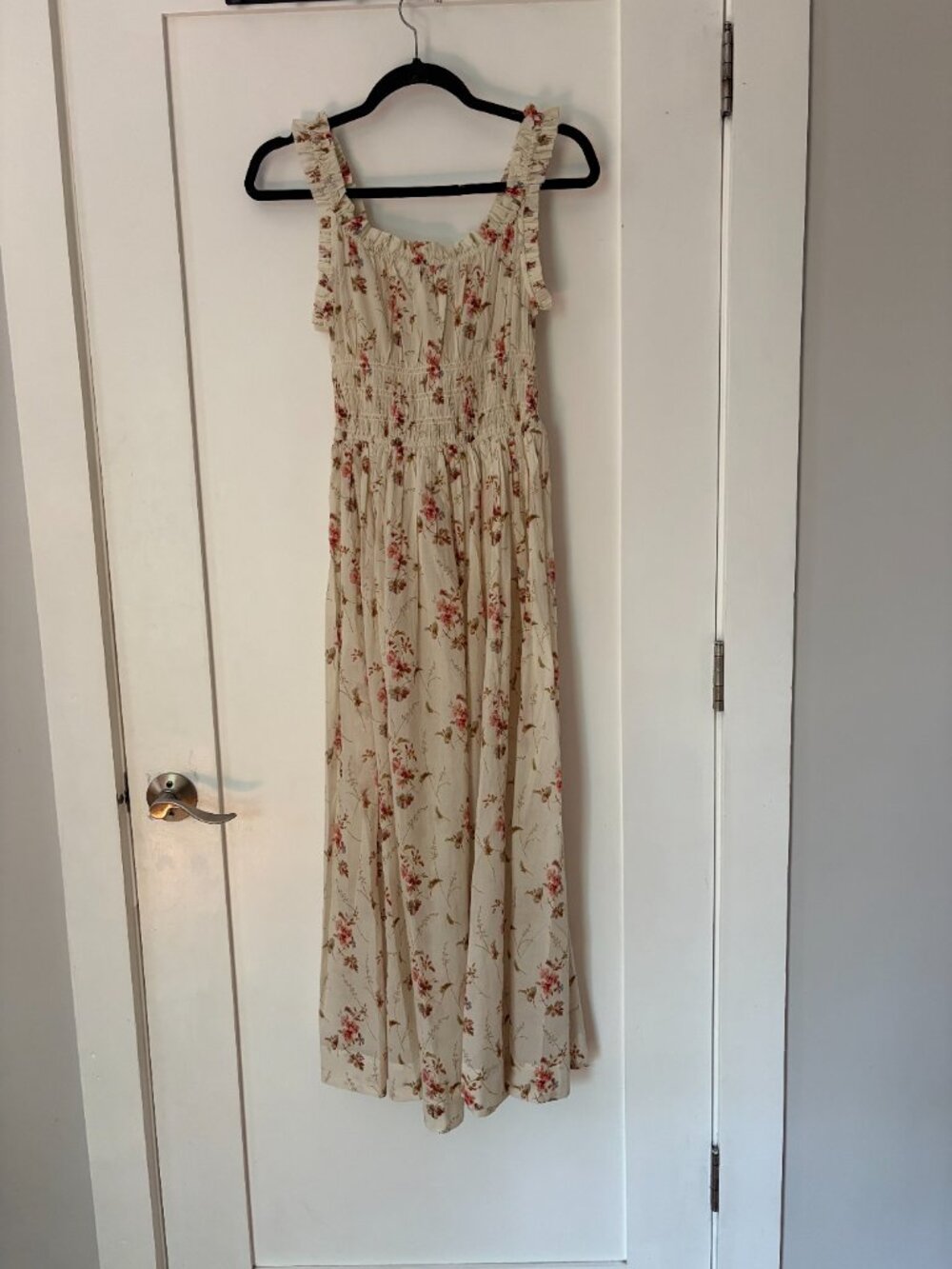 DÔEN Emmaretta Floral Print Shirred Voile Dress - Picture 10 of 11